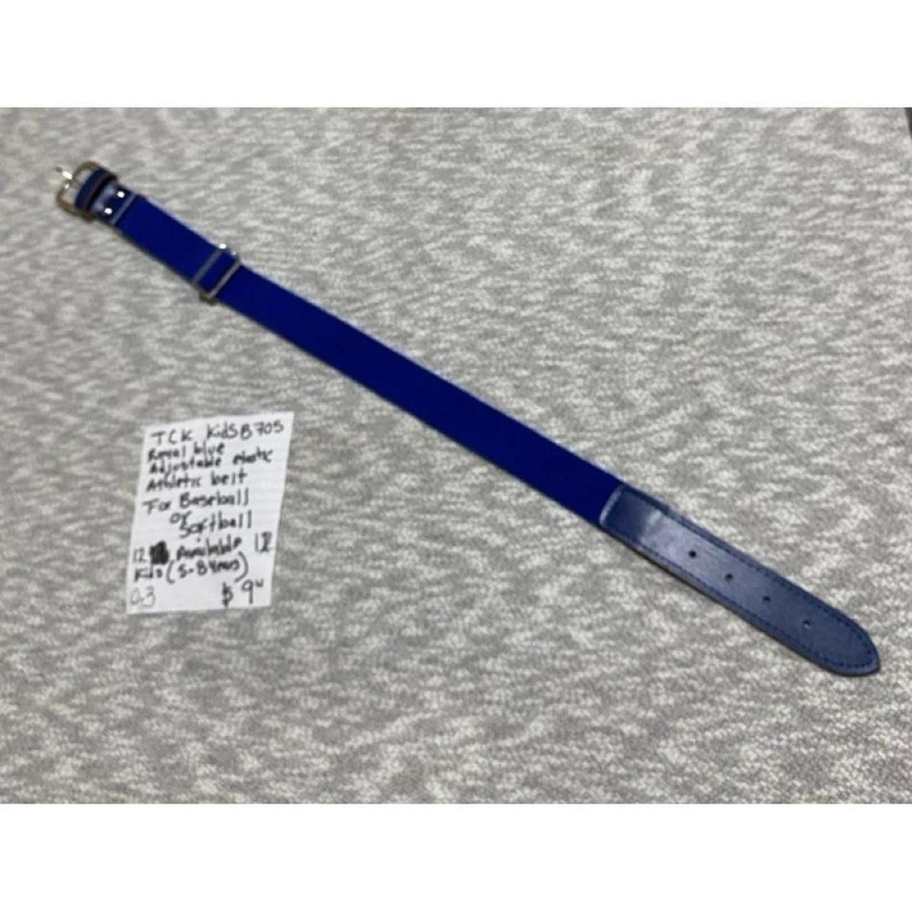 TCK Blue Athletic belt Baseball-or Softball kids size (5-8 years). SKU-B705